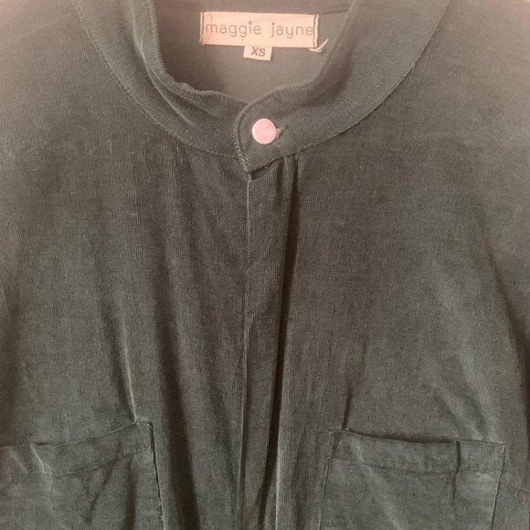 Maggie Jayne Green Corduroy Flight Suit - Picture 6 of 9